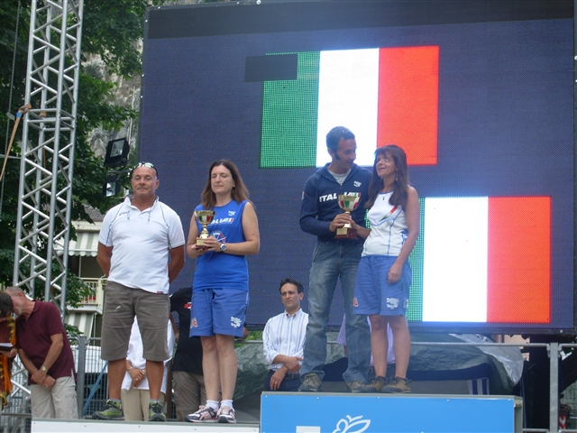 Silvia e Alessandro in parete